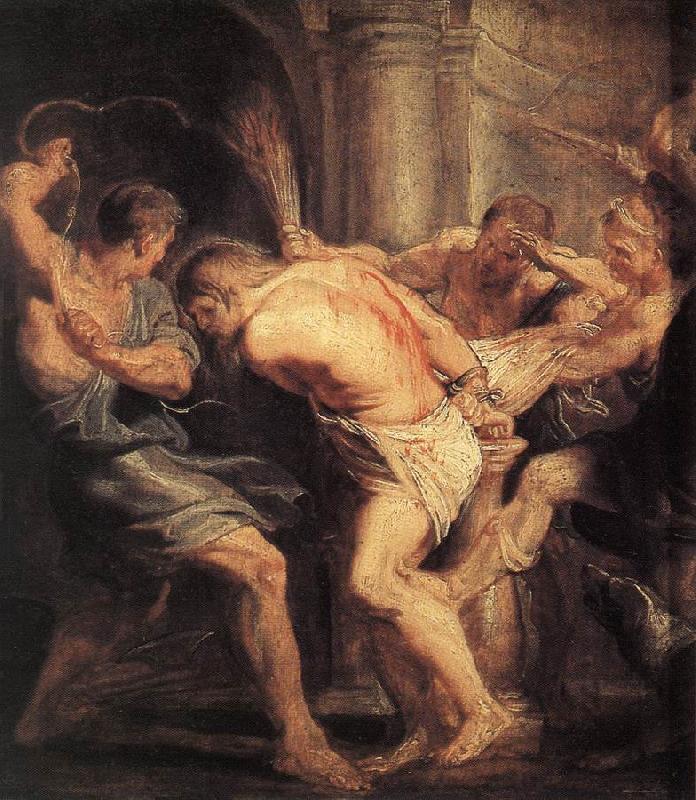 RUBENS, Pieter Pauwel The Flagellation of Christ oil painting image